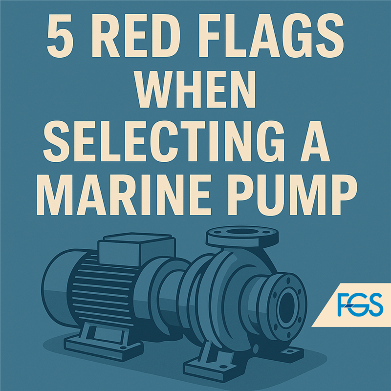 5 Campanelli d’allarme nella scelta di una pompa navale