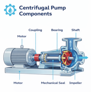 Centrifugal pumps schema by FGS
